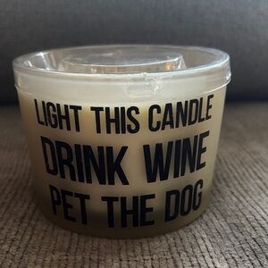 Scented Candle with Fun Text